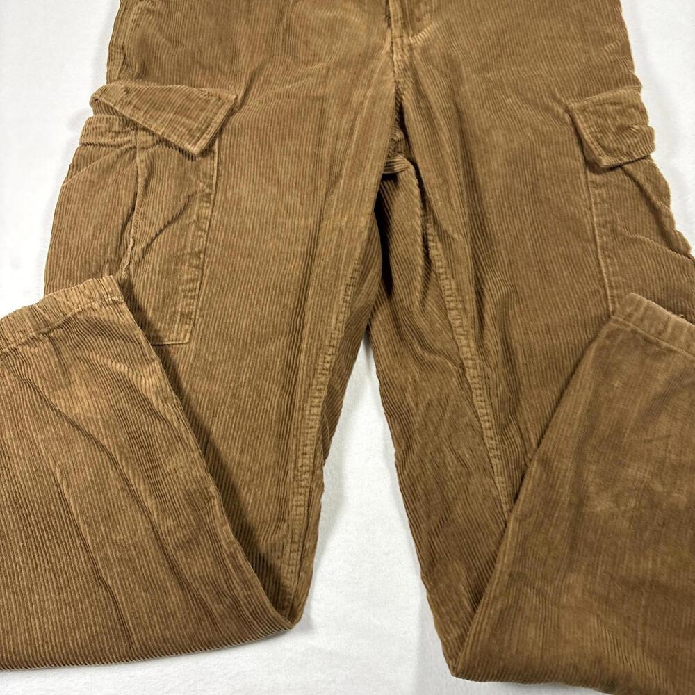 Vans Mens Pants 31 Brown Corduroy Service Cargo Loose Tapered Fit Baggy Y2K - Picture 5 of 16